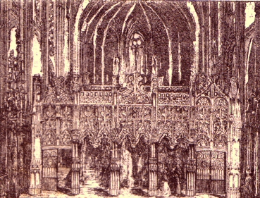 Jubé de la cathédrale d'Albi.