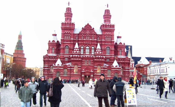 Place Rouge, à Moscou.