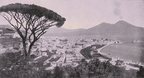 Naples et le Vésuve.
