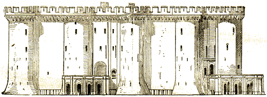 La Bastille au XVIe siècle.