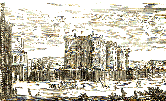 La Bastille au XVIIe siècle.