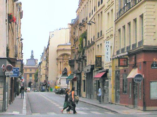 rue Richelieu, à Paris.